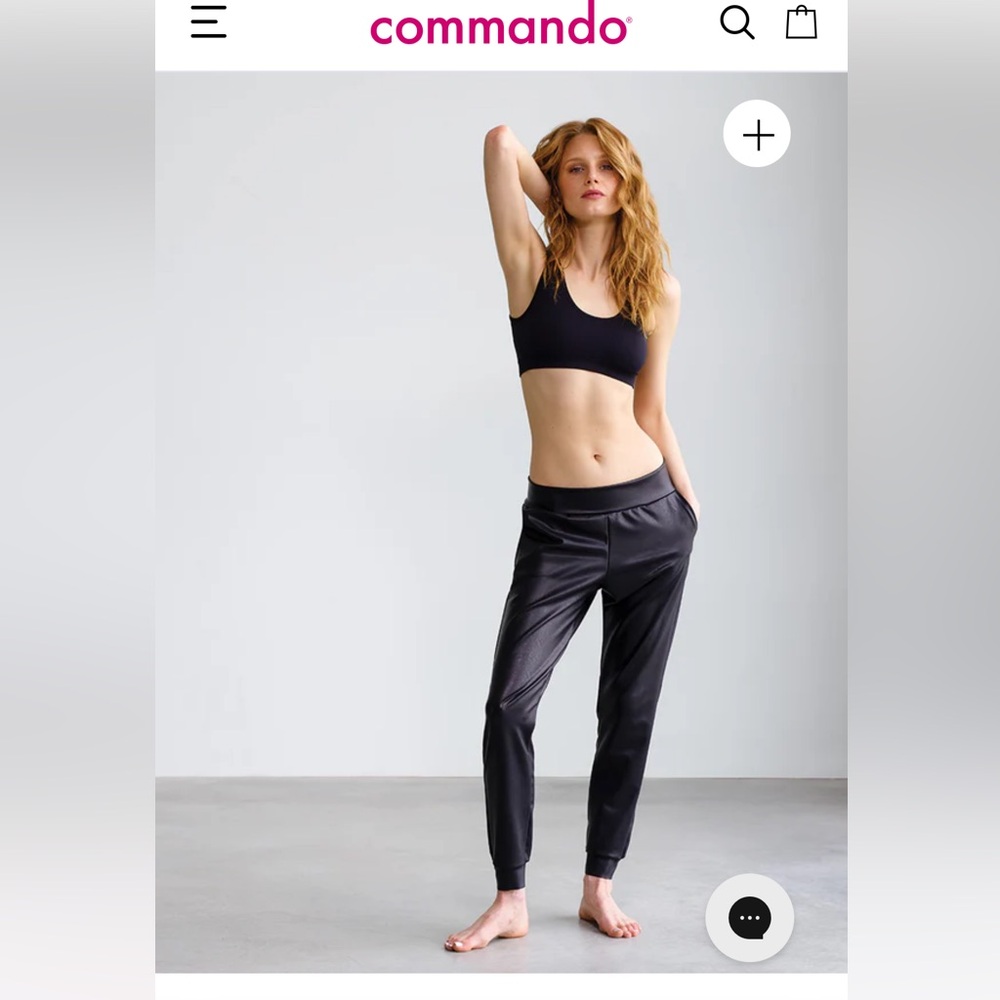 Commando faux leather jogger